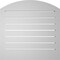 Ekena Millwork Arch Top Surface Mount PVC Gable Vent w/ 2"W x 2"P Brickmould Sill Frame, 24"W x 42"H GVPAR24X4203SN - alternate 3